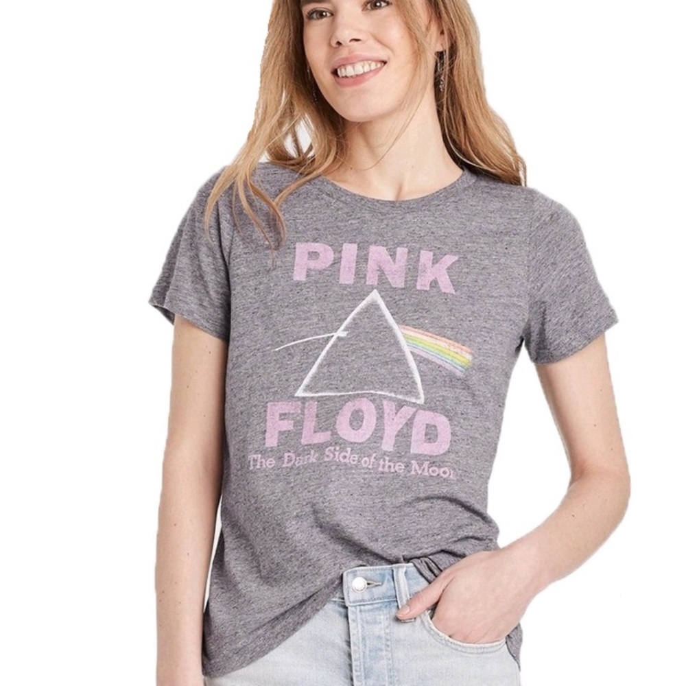 Women’s Misses Pink Floyd Tee T-Shirt Top Sz M